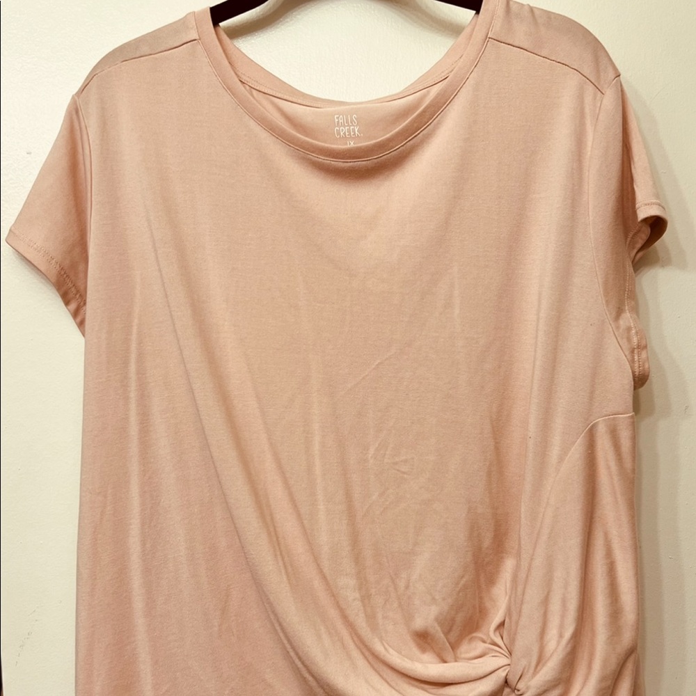 T-shirt twist pink